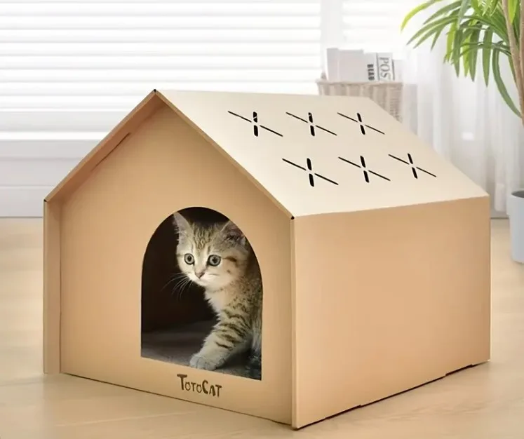 Casas de madera para gatos: Una opción elegante y duradera para tus amigos felinos